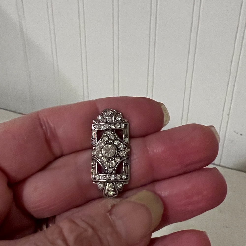 Vintage Crystal stickpin or hat pin